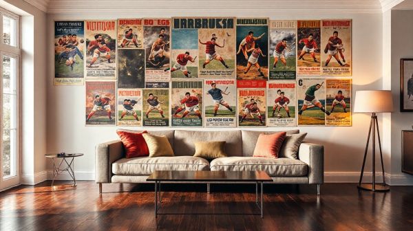5 idées déco avec des affiches rugby vintage pour élargir votre style
